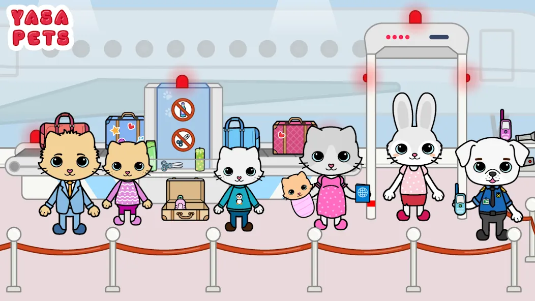Yasa Pets Vacation MOD APK скачать на Андроид — Все локации и персонажи открыты — скриншот 1 Yasa Pets Vacation MOD APK скачать на Андроид — Все локации и персонажи открыты — скриншот 1