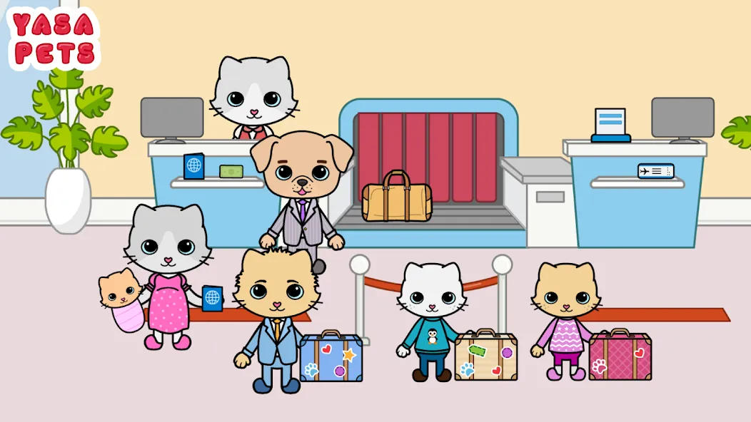 Yasa Pets Vacation MOD APK скачать на Андроид — Все локации и персонажи открыты — скриншот 5 Yasa Pets Vacation MOD APK скачать на Андроид — Все локации и персонажи открыты — скриншот 5