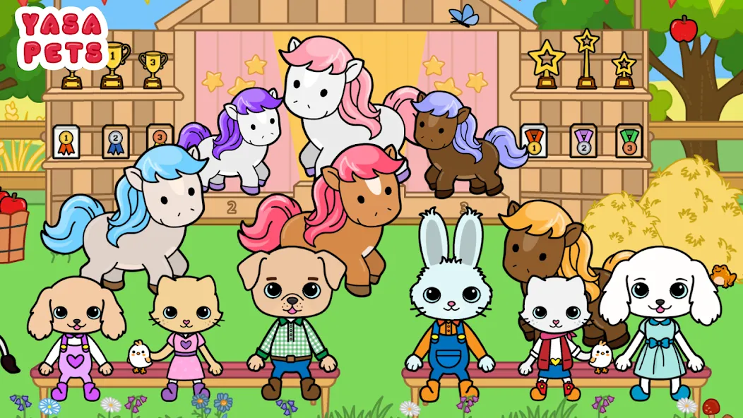 Yasa Pets Farm взлом на Андроид — Много монет и всё открыто — скриншот 2