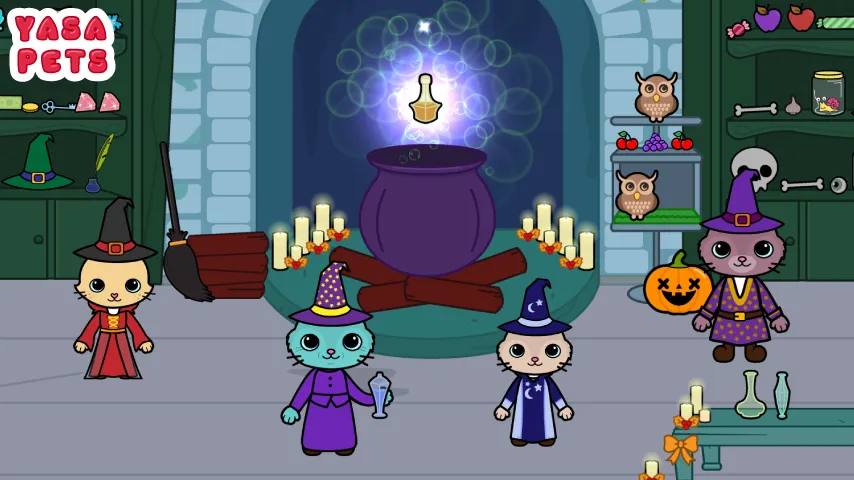 Скачать Yasa Pets Halloween мод — Разблокированы все хэллоуинские предметы — скриншот 2 Скачать Yasa Pets Halloween мод — Разблокированы все хэллоуинские предметы — скриншот 2