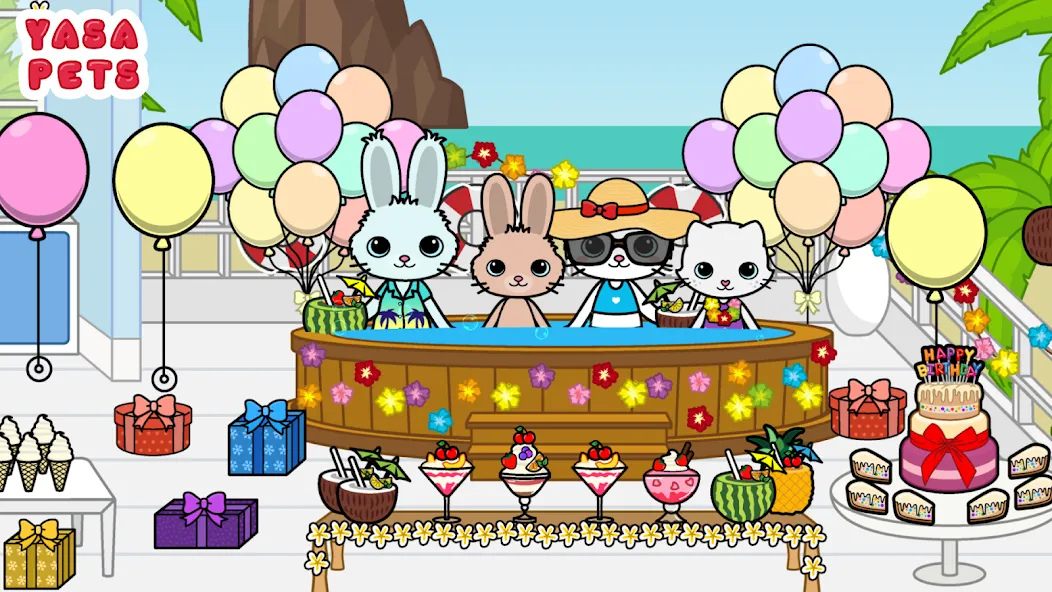 Скачать Yasa Pets Island на Андроид с модом — Безлимитные деньги и всё открыто — скриншот 3