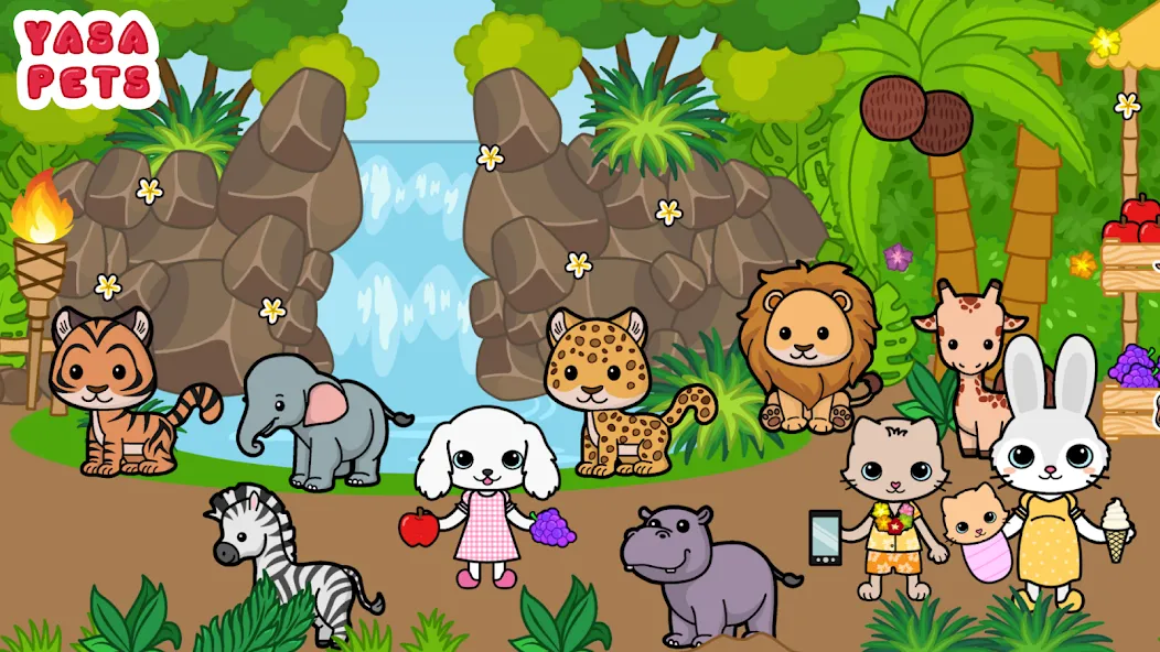 Скачать Yasa Pets Island на Андроид с модом — Безлимитные деньги и всё открыто — скриншот 4