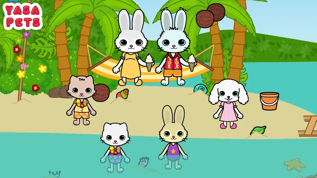 Скачать Yasa Pets Island на Андроид с модом — Безлимитные деньги и всё открыто — скриншот 5