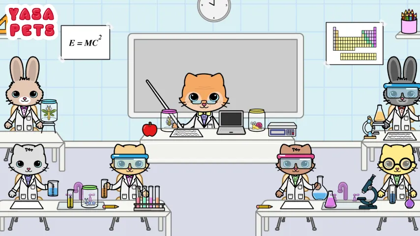 Yasa Pets School — взломанная версия, Безлимитные деньги и все предметы — скриншот 1