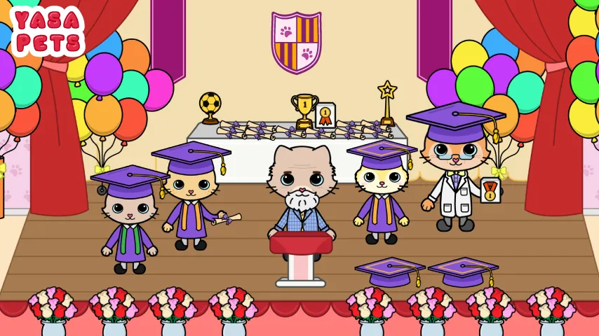 Yasa Pets School — взломанная версия, Безлимитные деньги и все предметы — скриншот 3