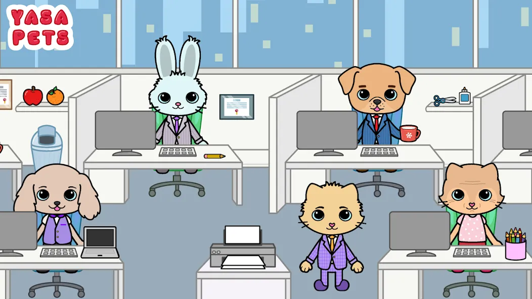 Yasa Pets Tower (Мод: Безлимитные монеты и все этажи открыты) — скачать на Андроид — скриншот 1