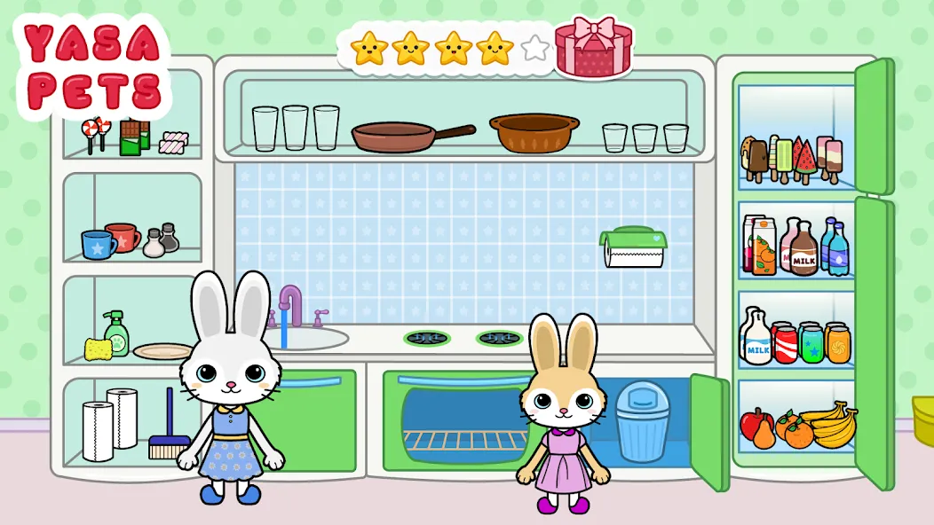 Мод Yasa Pets Village — Разблокированы все локации и предметы, скачать APK — скриншот 2