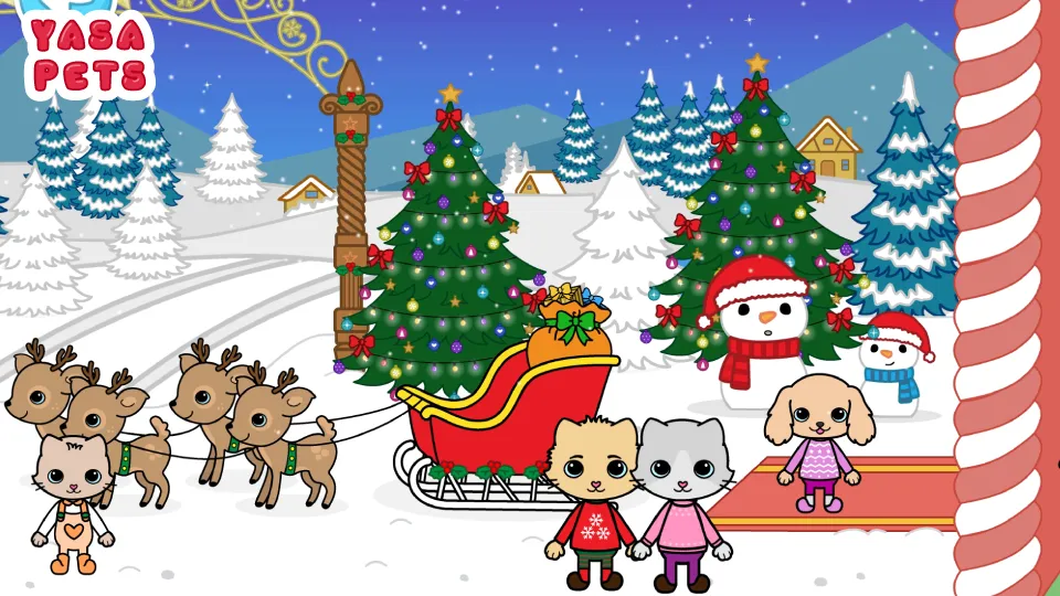 Скачать Yasa Pets Christmas последней версии — Все подарки открыты без рекламы — скриншот 2 Скачать Yasa Pets Christmas последней версии — Все подарки открыты без рекламы — скриншот 2