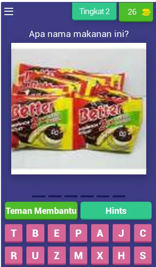 Скачать Tebak Makanan Ringan Indonesia — Подсказки доступны без ограничений — скриншот 3