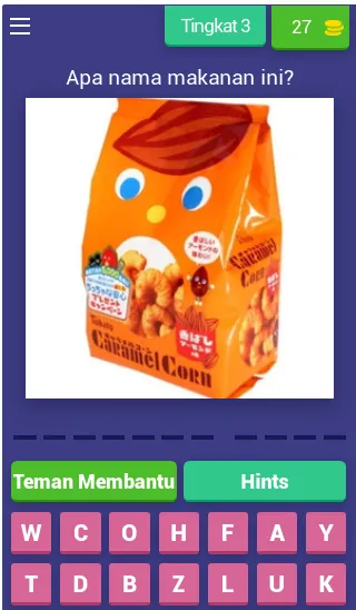 Скачать Tebak Makanan Ringan Indonesia — Подсказки доступны без ограничений — скриншот 4