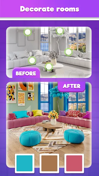 Мод Tile Match Puzzle: Triple Game — Безлимитные подсказки и жизни, скачать APK — скриншот 3 Мод Tile Match Puzzle: Triple Game — Безлимитные подсказки и жизни, скачать APK — скриншот 3