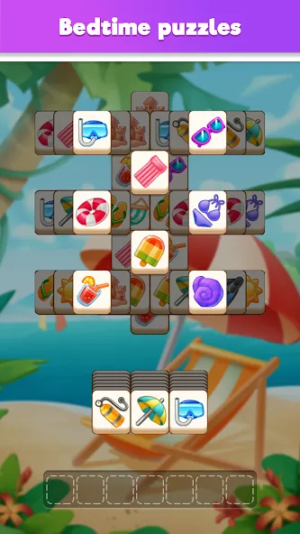 Мод Tile Match Puzzle: Triple Game — Безлимитные подсказки и жизни, скачать APK — скриншот 4 Мод Tile Match Puzzle: Triple Game — Безлимитные подсказки и жизни, скачать APK — скриншот 4