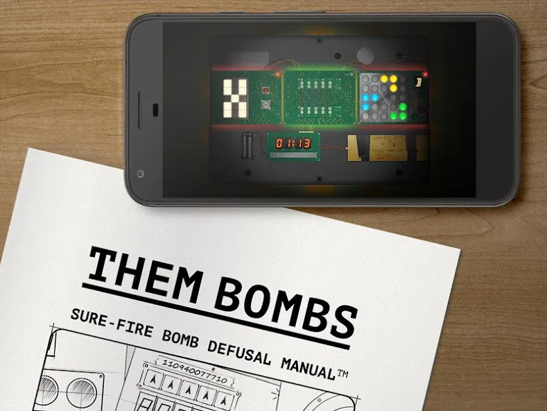 Them Bombs: co-op board game — взломанная версия, Безлимитные подсказки и открытые миссии — скриншот 3