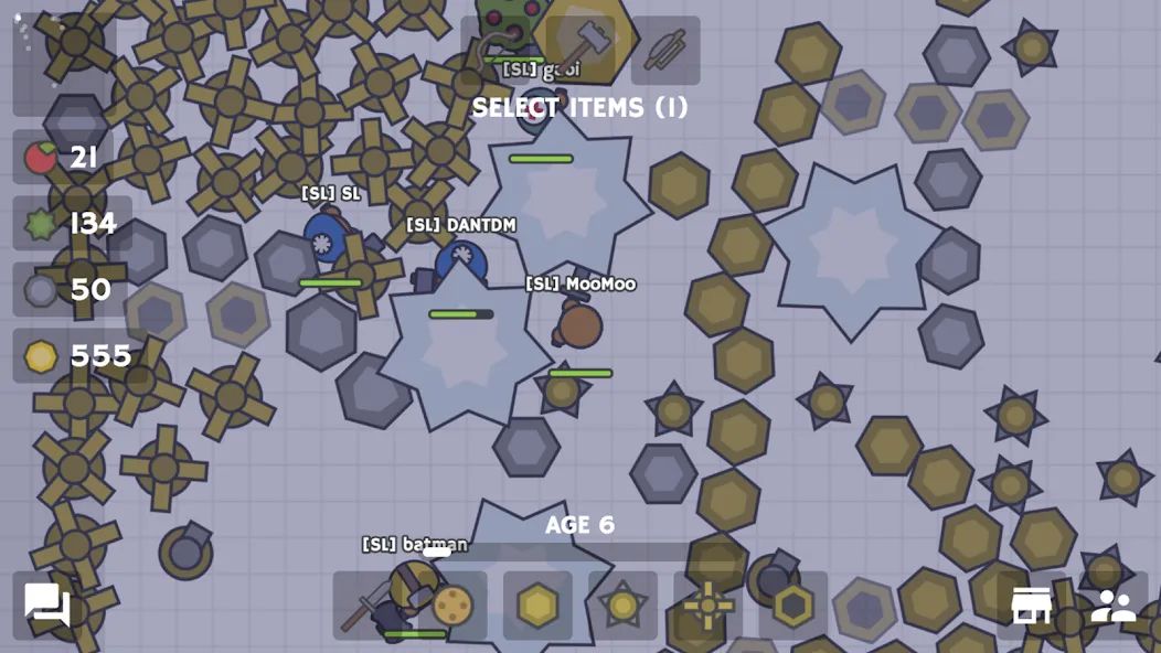 MooMoo.io (Official] взлом APK — Быстрое развитие и ресурсы — скриншот 2