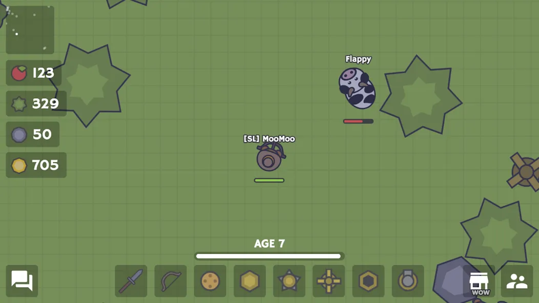 MooMoo.io (Official] взлом APK — Быстрое развитие и ресурсы — скриншот 3