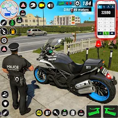 Police Moto Bike Chase Crime бесплатно на Андроид — мод: Неограниченные деньги и топливо