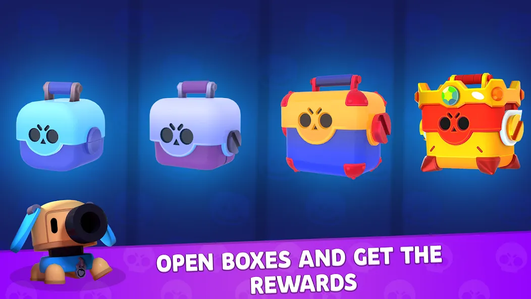 Brawl Box Stars Simulator — последняя версия с модом (Безлимитные награды и все бойцы) — скриншот 3