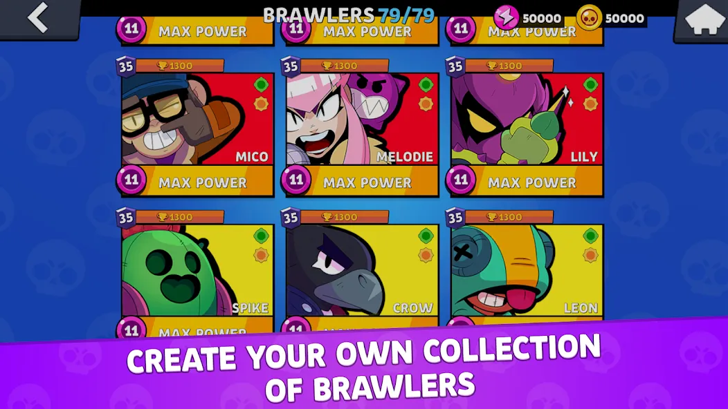 Brawl Box Stars Simulator — последняя версия с модом (Безлимитные награды и все бойцы) — скриншот 5