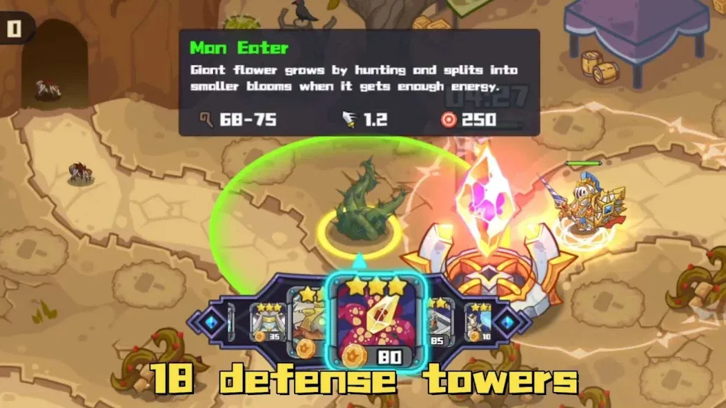 Chrono Crystal - Tower Defense взлом APK — Безлимитные монеты и кристаллы — скриншот 3 Chrono Crystal - Tower Defense взлом APK — Безлимитные монеты и кристаллы — скриншот 3