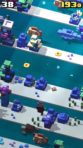 Crossy Road бесплатно на Андроид — мод: Бесконечные монеты и разблокированы персонажи — скриншот 3 Crossy Road бесплатно на Андроид — мод: Бесконечные монеты и разблокированы персонажи — скриншот 3