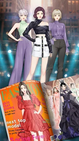 Fashion City:Style&Dress Up — скачать мод: Безлимитные деньги и алмазы — скриншот 4 Fashion City:Style&Dress Up — скачать мод: Безлимитные деньги и алмазы — скриншот 4