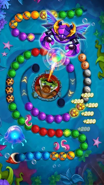 Marble Puzzle Legend бесплатно на Андроид — мод: Безлимитные жизни и подсказки — скриншот 1