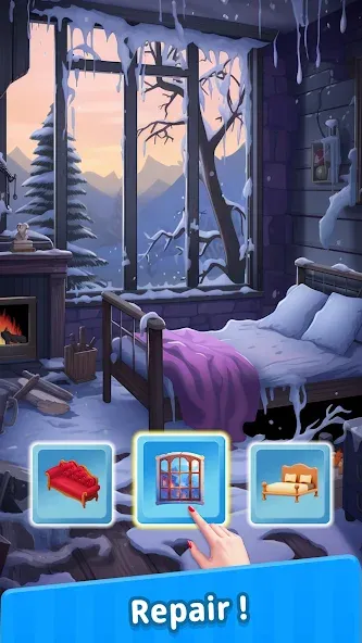 Merge Designer - Decor & Story — взломанная версия, Безлимитные деньги и ресурсы — скриншот 2 Merge Designer - Decor & Story — взломанная версия, Безлимитные деньги и ресурсы — скриншот 2