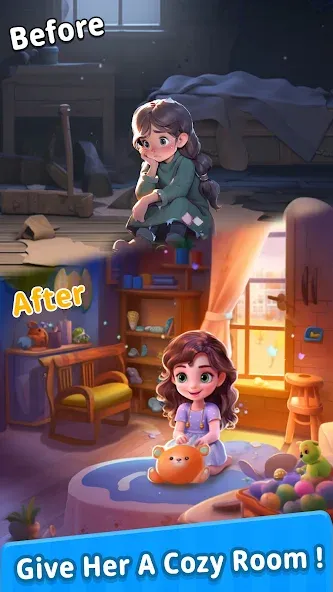 Merge Designer - Decor & Story — взломанная версия, Безлимитные деньги и ресурсы — скриншот 3 Merge Designer - Decor & Story — взломанная версия, Безлимитные деньги и ресурсы — скриншот 3
