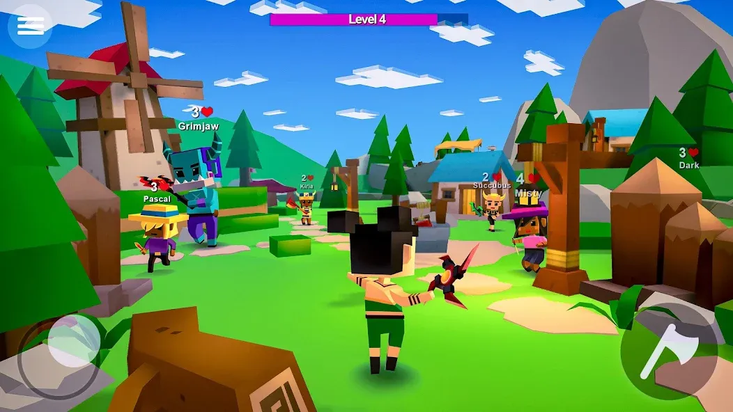 AXES.io MOD APK скачать на Андроид — Много денег и все скины — скриншот 2 AXES.io MOD APK скачать на Андроид — Много денег и все скины — скриншот 2