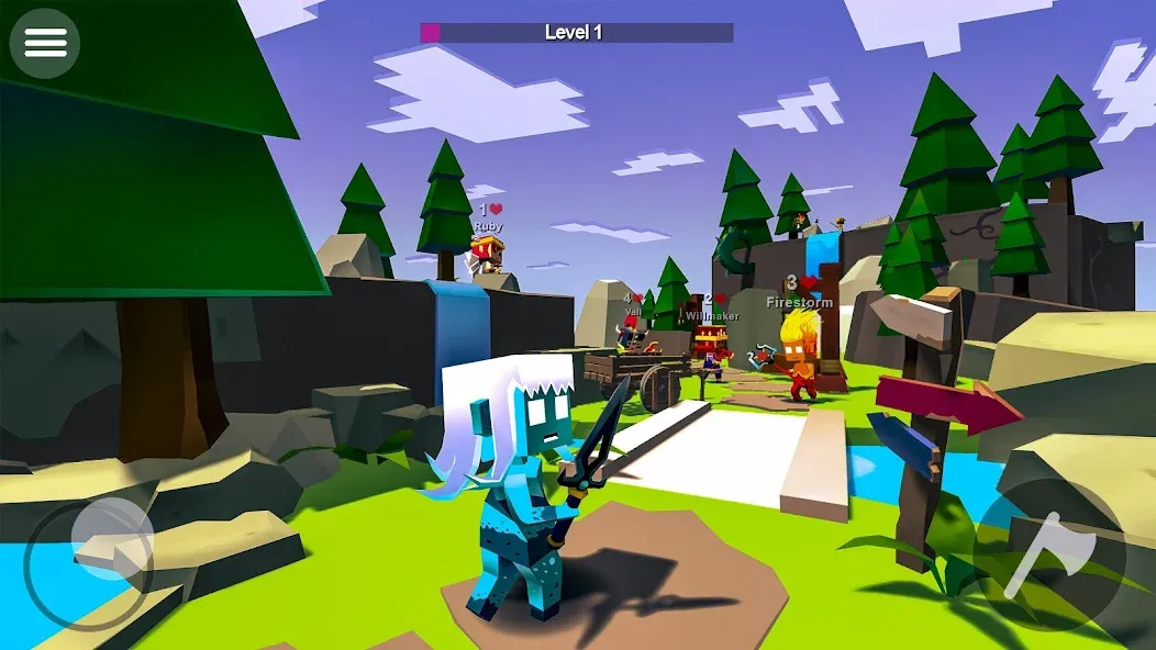 AXES.io MOD APK скачать на Андроид — Много денег и все скины — скриншот 3 AXES.io MOD APK скачать на Андроид — Много денег и все скины — скриншот 3