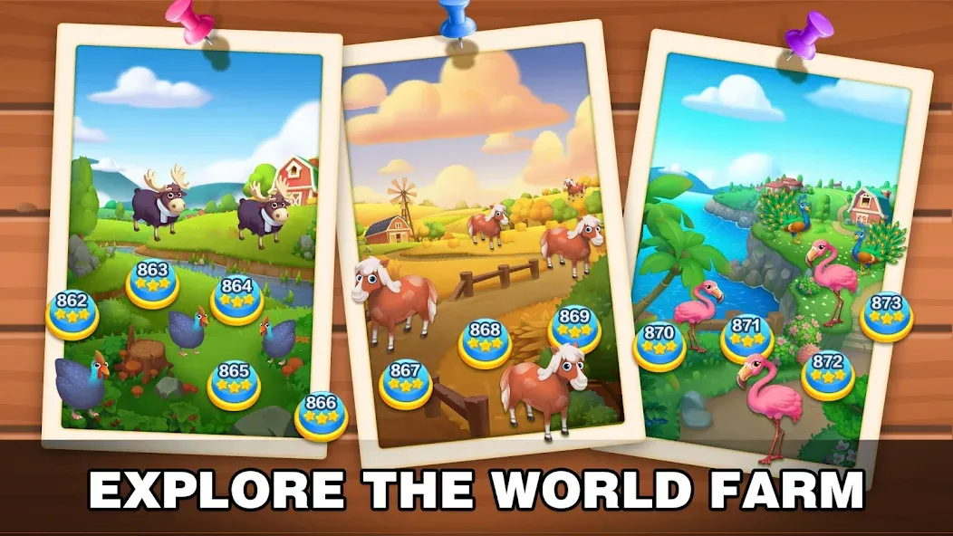 Solitaire Farm: Card Games MOD APK: Безлимитные монеты и подсказки — скриншот 5 Solitaire Farm: Card Games MOD APK: Безлимитные монеты и подсказки — скриншот 5