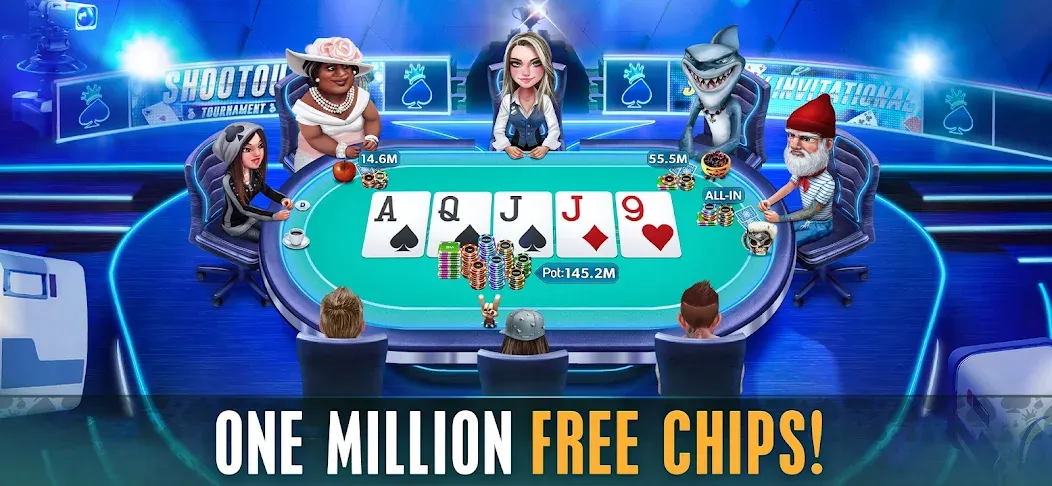 Скачать HD Poker: Texas Holdem Casino мод — Безлимитные фишки и все столы открыты — скриншот 1 Скачать HD Poker: Texas Holdem Casino мод — Безлимитные фишки и все столы открыты — скриншот 1