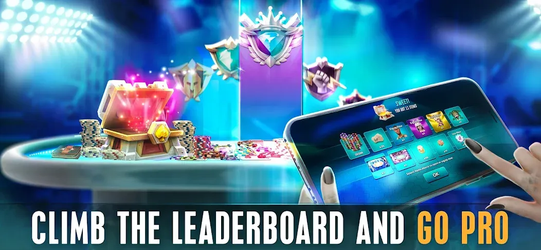 Скачать HD Poker: Texas Holdem Casino мод — Безлимитные фишки и все столы открыты — скриншот 4 Скачать HD Poker: Texas Holdem Casino мод — Безлимитные фишки и все столы открыты — скриншот 4