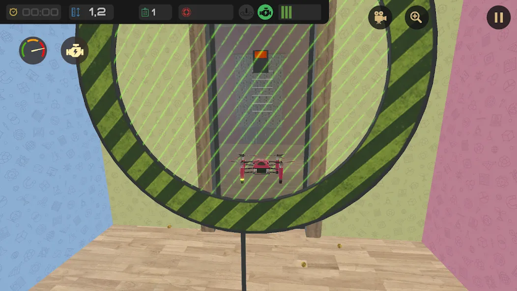 Edu Drone Simulator (Мод: Безлимитные монеты и все уровни) — скачать на Андроид — скриншот 3