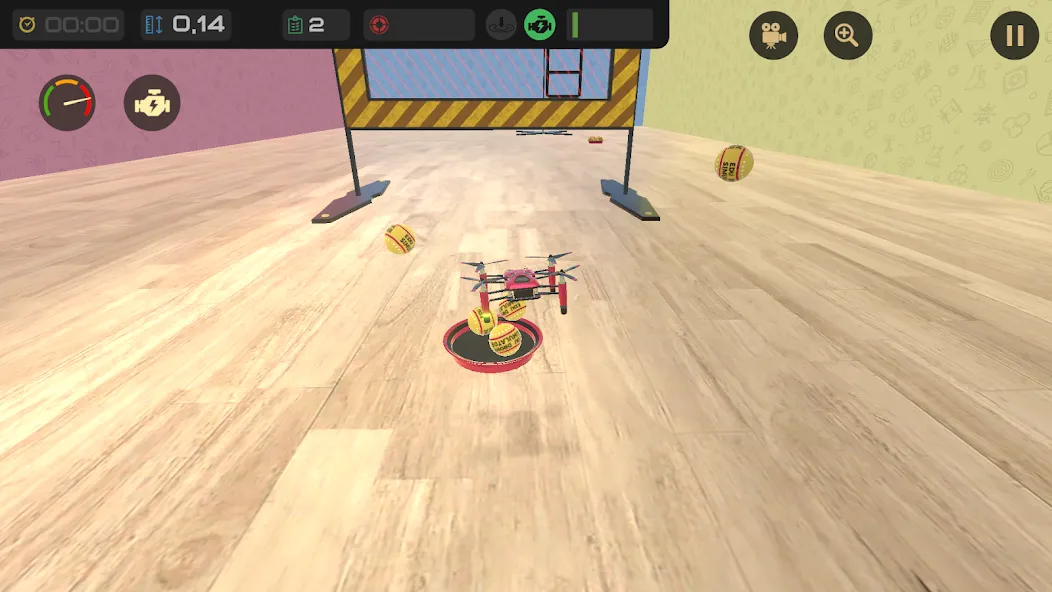 Edu Drone Simulator (Мод: Безлимитные монеты и все уровни) — скачать на Андроид — скриншот 5