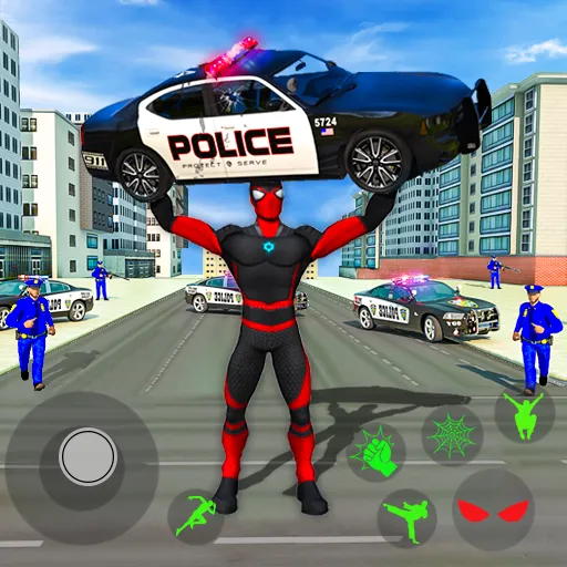 Spider Miami Rope Hero Ninja — взломанная версия, Безлимитные деньги и суперсилы — скриншот 1 Spider Miami Rope Hero Ninja — взломанная версия, Безлимитные деньги и суперсилы — скриншот 1