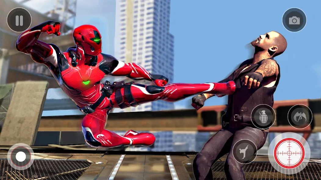Spider Miami Rope Hero Ninja — взломанная версия, Безлимитные деньги и суперсилы — скриншот 3 Spider Miami Rope Hero Ninja — взломанная версия, Безлимитные деньги и суперсилы — скриншот 3