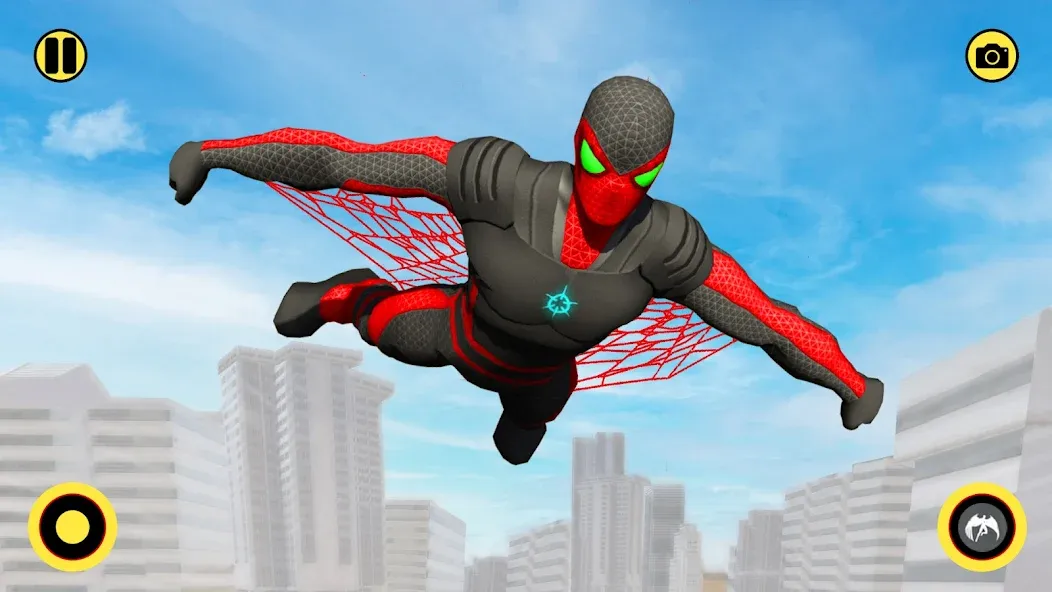 Spider Miami Rope Hero Ninja — взломанная версия, Безлимитные деньги и суперсилы — скриншот 4 Spider Miami Rope Hero Ninja — взломанная версия, Безлимитные деньги и суперсилы — скриншот 4