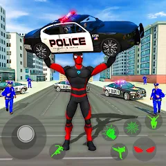 Spider Miami Rope Hero Ninja — взломанная версия, Безлимитные деньги и суперсилы