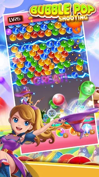 Bubble Pop - Classic Bubble Sh взлом APK — Все уровни и без рекламы — скриншот 1