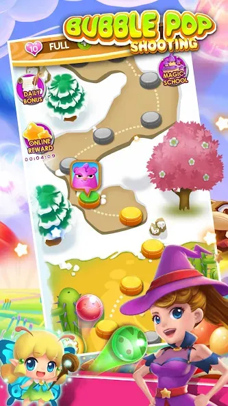 Bubble Pop - Classic Bubble Sh взлом APK — Все уровни и без рекламы — скриншот 2