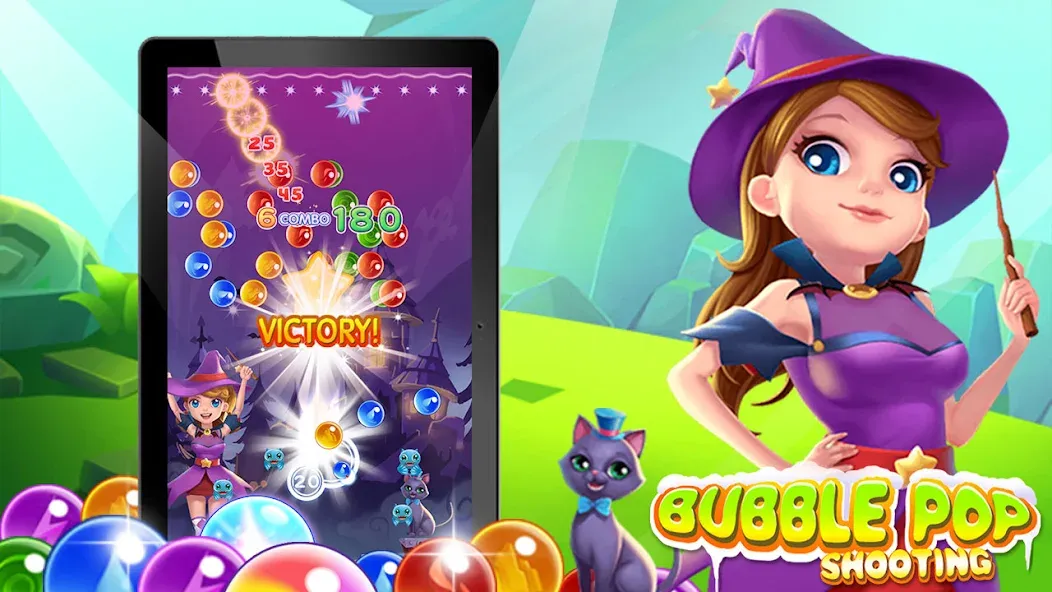 Bubble Pop - Classic Bubble Sh взлом APK — Все уровни и без рекламы — скриншот 5