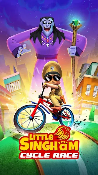 Little Singham Cycle Race — Безлимитные монеты и все велосипеды, скачать мод APK — скриншот 1 Little Singham Cycle Race — Безлимитные монеты и все велосипеды, скачать мод APK — скриншот 1