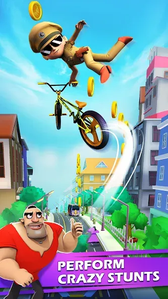 Little Singham Cycle Race — Безлимитные монеты и все велосипеды, скачать мод APK — скриншот 4 Little Singham Cycle Race — Безлимитные монеты и все велосипеды, скачать мод APK — скриншот 4