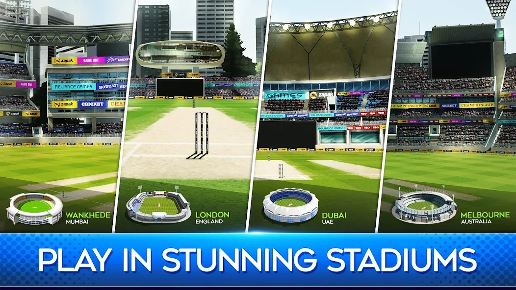 World Cricket Premier League MOD APK скачать на Андроид — Безлимитные деньги и открыты все уровни — скриншот 3 World Cricket Premier League MOD APK скачать на Андроид — Безлимитные деньги и открыты все уровни — скриншот 3