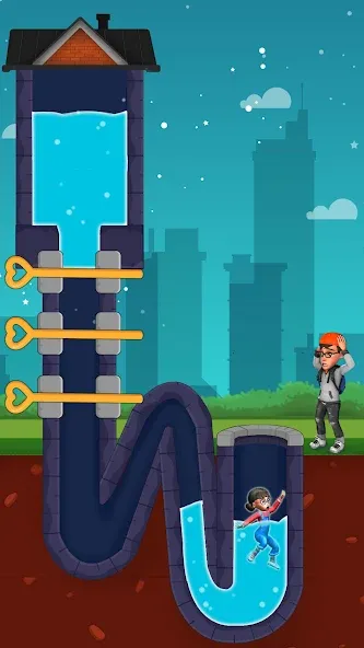 Скачать Pull The String : Nick's Quest мод — Открыты все уровни и персонажи — скриншот 2