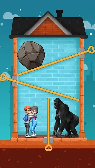 Скачать Pull The String : Nick's Quest мод — Открыты все уровни и персонажи — скриншот 5