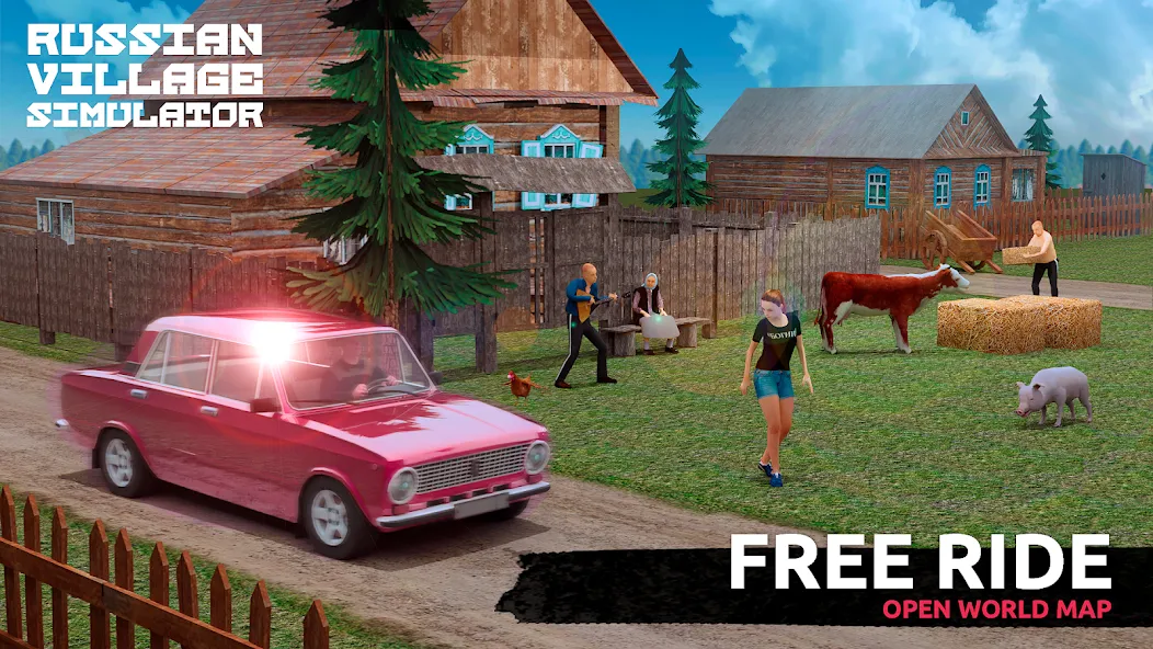Скачать Russian Village Simulator 3D последней версии — Безлимитные деньги и ресурсы — скриншот 2 Скачать Russian Village Simulator 3D последней версии — Безлимитные деньги и ресурсы — скриншот 2