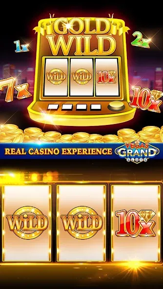 Скачать Vegas Grand Slots:Casino Games Mod APK — Безлимитные монеты и бонусы — скриншот 2