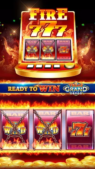 Скачать Vegas Grand Slots:Casino Games Mod APK — Безлимитные монеты и бонусы — скриншот 3
